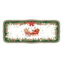Правоъгълно плато за сервиране 36х15см Christmas Heritage
